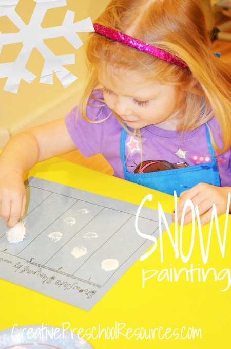 snow paint cover